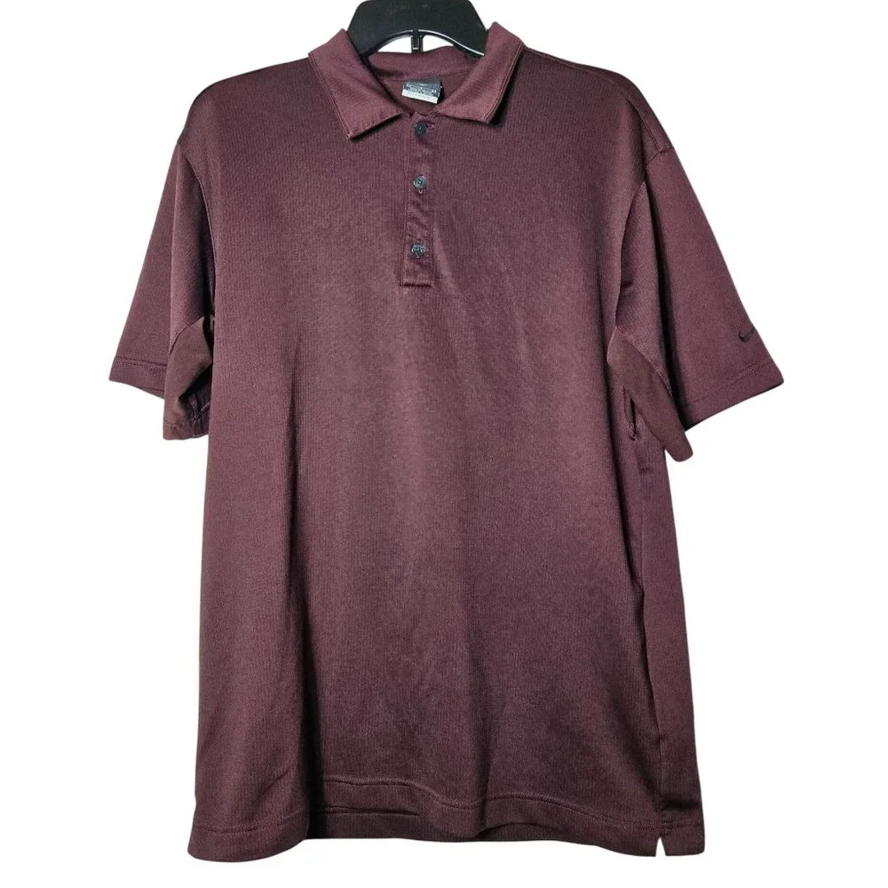 Nike Sphere‎ Dry Mens Short Sleeve Golf Polo Size Large Active Shirt Outdoor